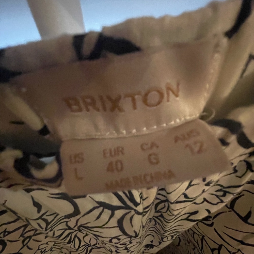 Brixton Indo Linen Wide Leg Pant - Women's With Pockets! - Picture 6 of 8